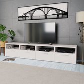 Decoways - Tv-meubel 95x35x36 cm spaanplaat wit 2 stuks