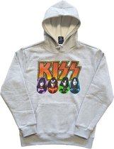 Kiss Hoodie/trui -2XL- Logo, Faces & Icons Grijs