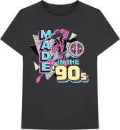 Marvel Deadpool - Made In The 90s Heren T-shirt - 2XL - Zwart