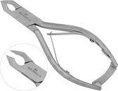 Belux Surgical/Nagelknipper voor ingegroeide harde teennagels en schubnagels - Kruisknipper (type halve maan) gegroefde handgreep / 14 cm /RVS/STR