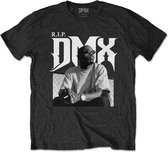 DMX Heren Tshirt -M- R.I.P. Zwart