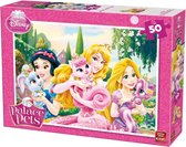 Disney Princess Palace Pets puzzel - Roze / Multicolor - Karton - 50 Stukjes - vanaf 4 jaar - Speelgoed - Puzzel - Cadeau - Kerstcadeau - Sinterklaascadeau