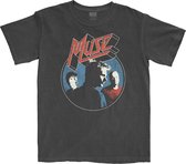 Muse Heren Tshirt -2XL- Get Down Bodysuit Zwart