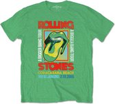 The Rolling Stones Heren Tshirt -2XL- Copacabana Groen