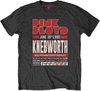 Pink Floyd - Knebworth '90 Red Heren T-shirt - S - Zwart
