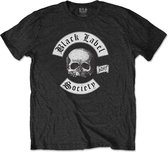 Black Label Society Heren Tshirt -M- Skull Logo Zwart
