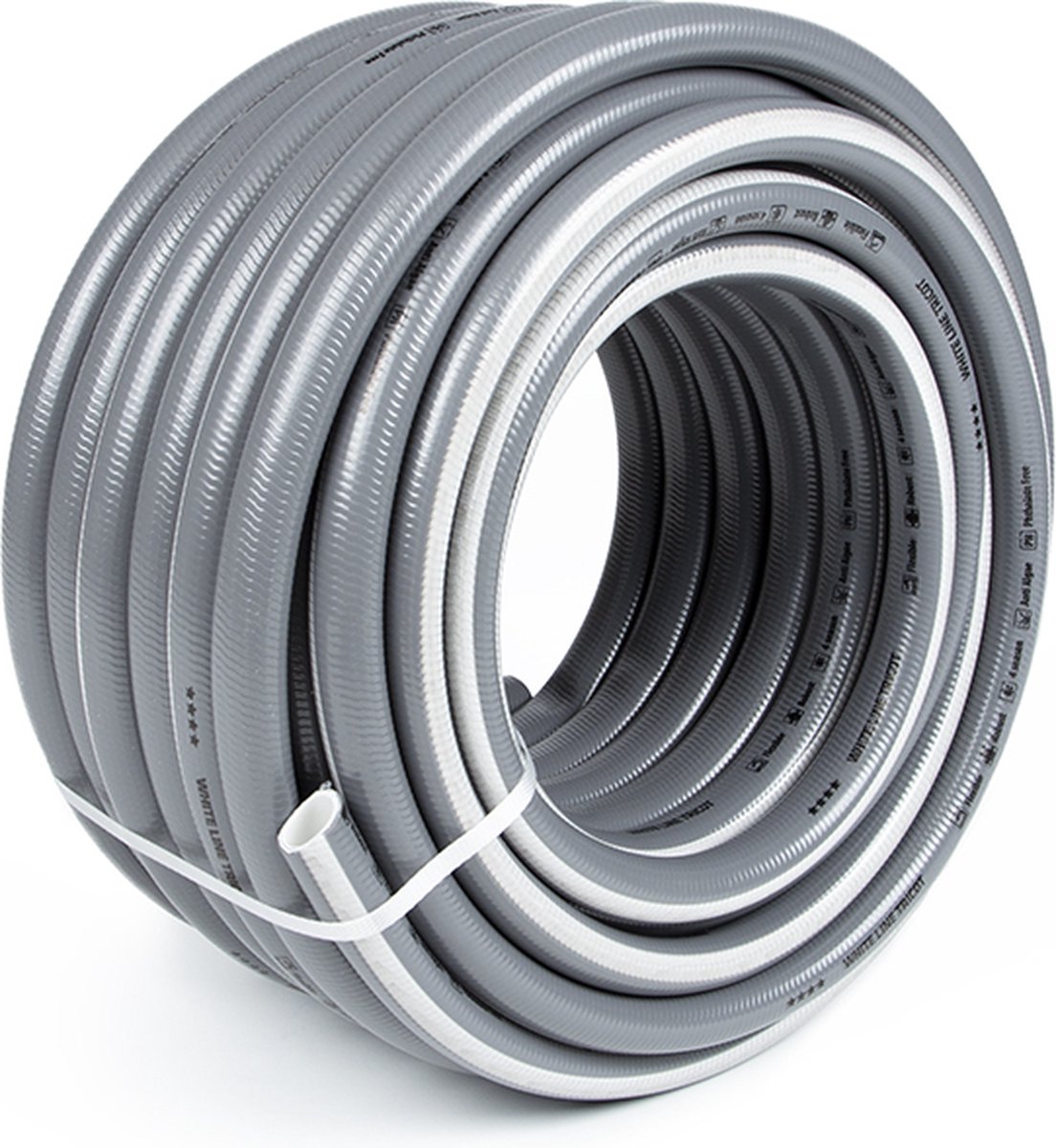 Tuinslang Elite | Grijs | Binnendiameter: 19mm | Op rol (50 meter)