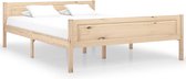 Decoways - Bedframe massief grenenhout 120x200 cm