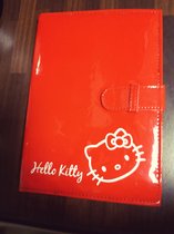 Opbergmap - Afbeelding van Hello Kitty - Met insteekhoesjes - Rood