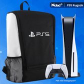 Nolad® | PS5 Rugzak | Draagbare beschermende tas voor de Sony PS5-console en twee controllers | Beschermt uw Sony Playstation 5 | PS5 Tas | Stevig | Verstelbaar | Waterdicht | Ps5 Accessoires