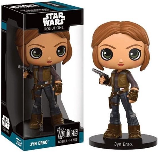 Funko Pop! Star Wars: Rogue One Wobbler Jyn Erso ! - Verzamelfiguur