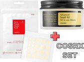 COSRX Combi Set: Advanced Snail 92 All In One Cream 100ml (1) & Acne Pimple Master Patch (1) - Vel met 24 Pimple Pleisters - Huidherstellend - Slakkencreme - Gezichtsverzorgingset