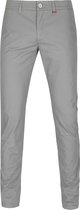 MAC - Broek Lennox Grijs Dessin - Slim-fit - Broek Heren maat W 38 - L 32