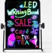 LED Verlicht Knipperend Schrijfbord met Afstandsbediening en Houder 40 x 30 cm