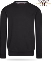 Cappuccino Italia - Heren Sweaters Sweater Zwart - Zwart - Maat XXL