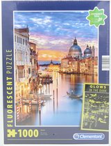 Clementoni Fluorescent Puzzel Venetie 1000 stukjes | Venice Glow in the Dark Puzzle 1000 pcs