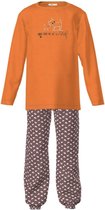 Vamp - Pyjama Meisjes - Oranje - 8/9 jaar