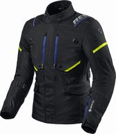 REV'IT! Jacket Vertical GTX Black XL - Maat - Jas