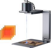 LaserPecker - Lasergraveermachine + auto-lifting supporting stand + fold-able protective sheilds - mini graveer laser - DIY; @pp maakt via bluetooth verbinding met laser - Maak de mooiste cre