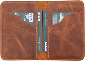 Pulledro - Leder Cardholder Pasjeshouder - Portemonnee - Antic Tan