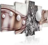 Schilderij - Chocolate path.