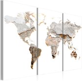 Schilderij - Concrete Continents.