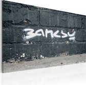 Schilderij - Banksy: signature.