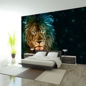 Zelfklevend fotobehang - Abstract lion....