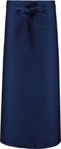 Benza Schort Kokssloof Neutraal Blanco - Donkerblauw (96 x 120 cm)