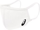 Asics Face Cover Logo 3033B422-102, Unisex, Wit, Facemask, maat: M