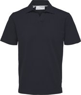 SELECTED HOMME BLACK SLHRINO SS POLO B  Poloshirt - Maat M