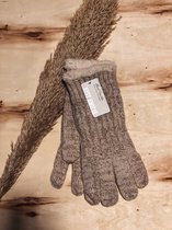 Winter Handschoenen - Dames - Verwarmde - Donkerbeige