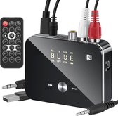 Sounix Bluetooth Transmitter & Receiver 2 in 1 - BT 5.0 - 3.5MM AUX / RCA/OPTICAL/COAXIAL/USB/TF - Zwart - M8