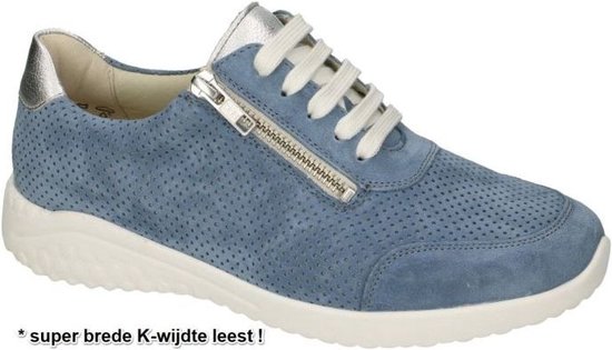 Solidus -Dames - blauw - sneakers - maat 39.5
