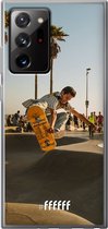 6F hoesje - geschikt voor Samsung Galaxy Note 20 Ultra -  Transparant TPU Case - Let's Skate #ffffff