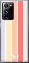 6F hoesje - geschikt voor Samsung Galaxy Note 20 Ultra -  Transparant TPU Case - Vertical Pastel Party #ffffff