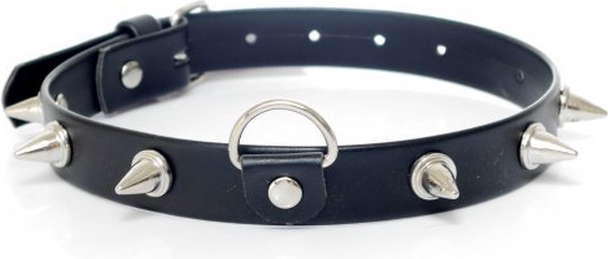 Goedkoopste Boss | Lederen | Studs | Halsband 2 cm