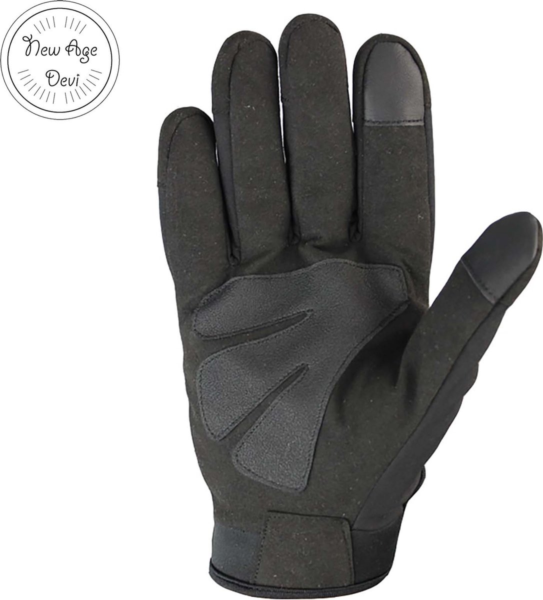 Tactical Glove Handschoen - Met Extra Beschermende Knokkels Bovenkant Met Kwartszand Zwart