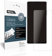 dipos I 2x Pantserfolie mat compatibel met ZTE Blade V30 Beschermfolie 9H screen-protector (expres kleiner dan het glas omdat het gebogen is)