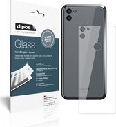 dipos I 2x Pantserfolie helder compatibel met Gigaset  GS5 Achterkant Beschermfolie 9H screen-protector (expres kleiner dan het glas omdat het gebogen is)