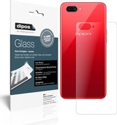 dipos I 2x Pantserfolie mat compatibel met OPPO A3S Achterkant Beschermfolie 9H screen-protector (expres kleiner dan het glas omdat het gebogen is)