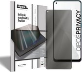 dipos I Blickschutzfolie klar kompatibel mit Oppo A95 Sichtschutz-Folie Display-Schutzfolie Privacy-Filter (expres kleiner dan het glas omdat het gebogen is)