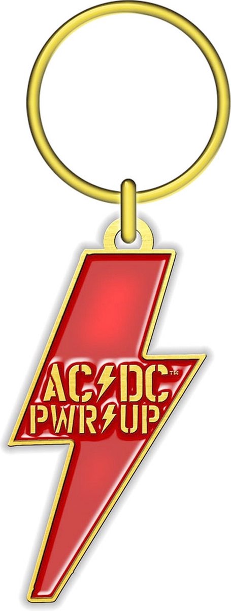 AC/DC - PWR-UP Sleutelhanger - Rood