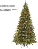 Kunstkerstboom Forest Frosted | Led H120cm Groen D69cm