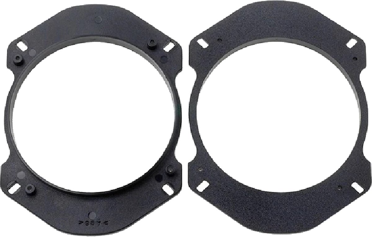 ABS 130mm Luidsprekerhouders - Fiat Multipla (1998-2010) en Peugeot 306 - Achterdeuren