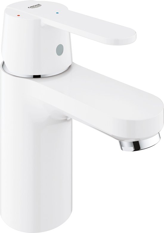 Foto: Grohe quickfix get waterbesparende wastafelkraan waterbesparend push open waste wit 23586ls0