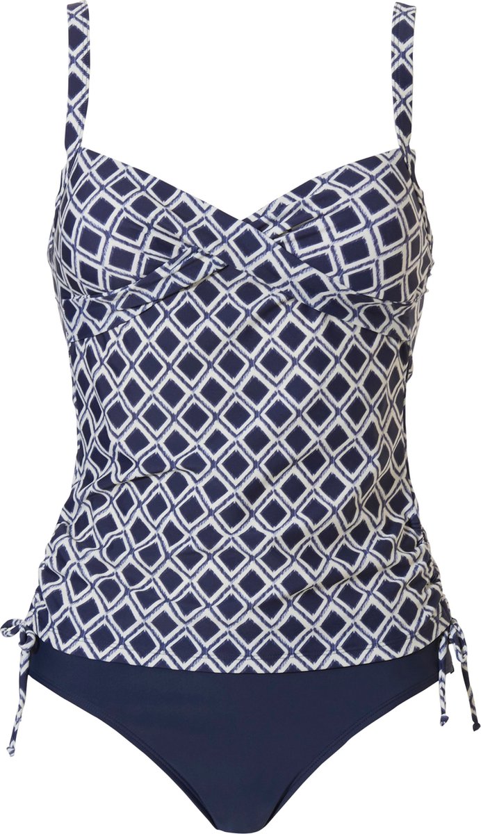 Pastunette Beach - Blue Pattern - Tankiniset - Blauw/Wit