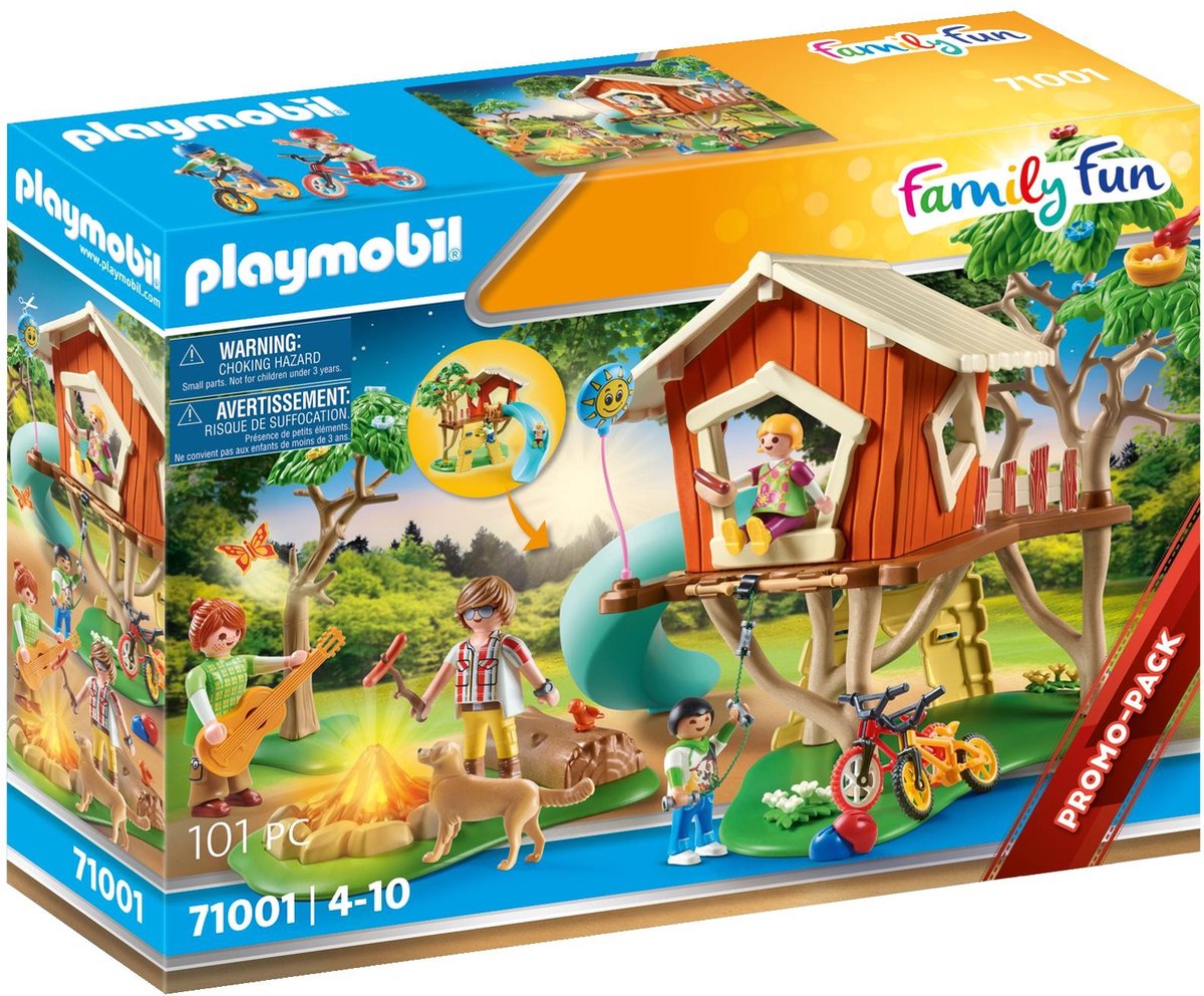 PLAYMOBIL Family Fun Avonturen boomhut met glijbaan - 71001 - PLAYMOBIL