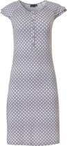 Pastunette Deluxe - Artistic Grey - Dames Nachthemd - Grijs - Maat 46