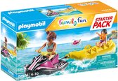 PLAYMOBIL  Starter Pack Scooter des mers et banane flottante - 70906